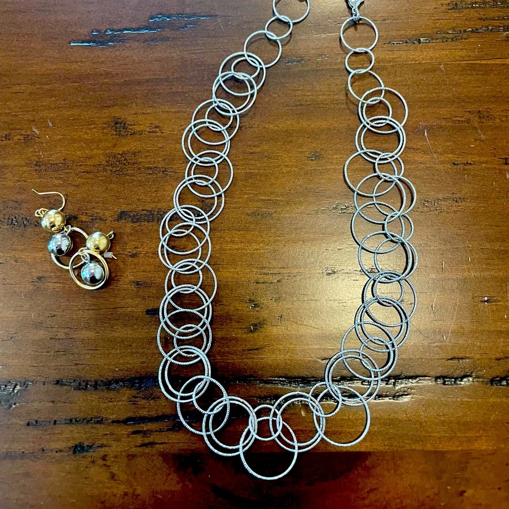 Talbots necklace & earrings